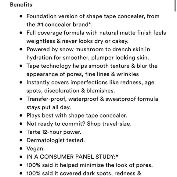 🦋6/$25 Tarte
Face Tape FullCoverage
Foundation 44N Tan Neutral New 5ml - Picture 5 of 7